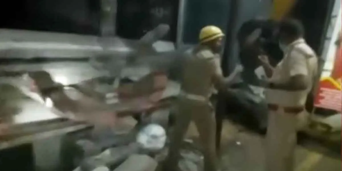 wall collaps incident in erode 