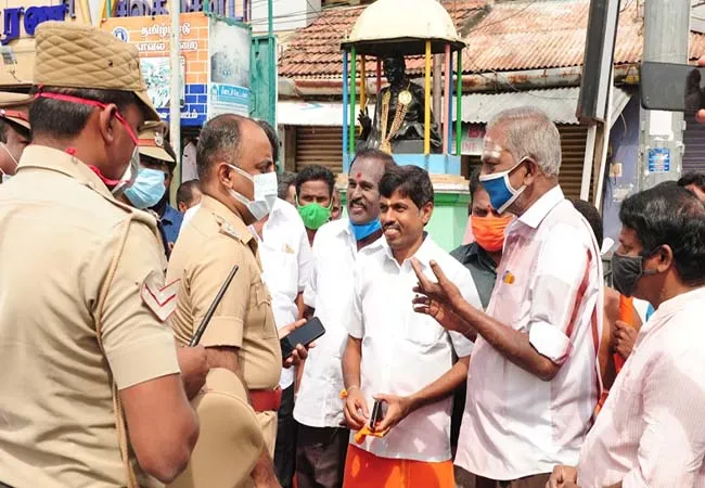 tiruvannamalai karthigai deepam festival bjp party leaders 