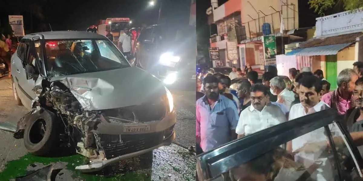 Senthil Balaji saved the accident victims!