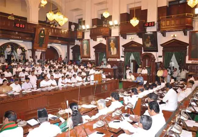  tn assembly second day Agriculture Zone - DMK's Chief Minister's Question
