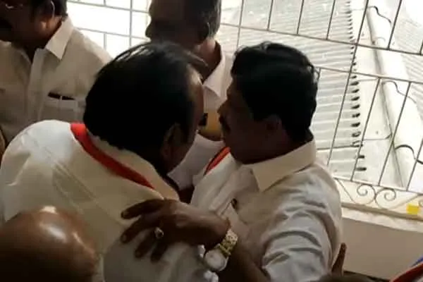 Opposition candidates shared congratulations