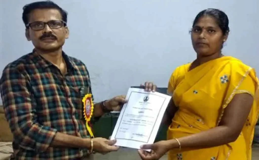 Is the post of panchayat leader for a woman 