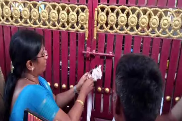 karur veeranam patti kaliamman temple sealed incident 