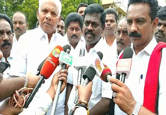 tenkasi new district collector office change request dmk party submit petition 