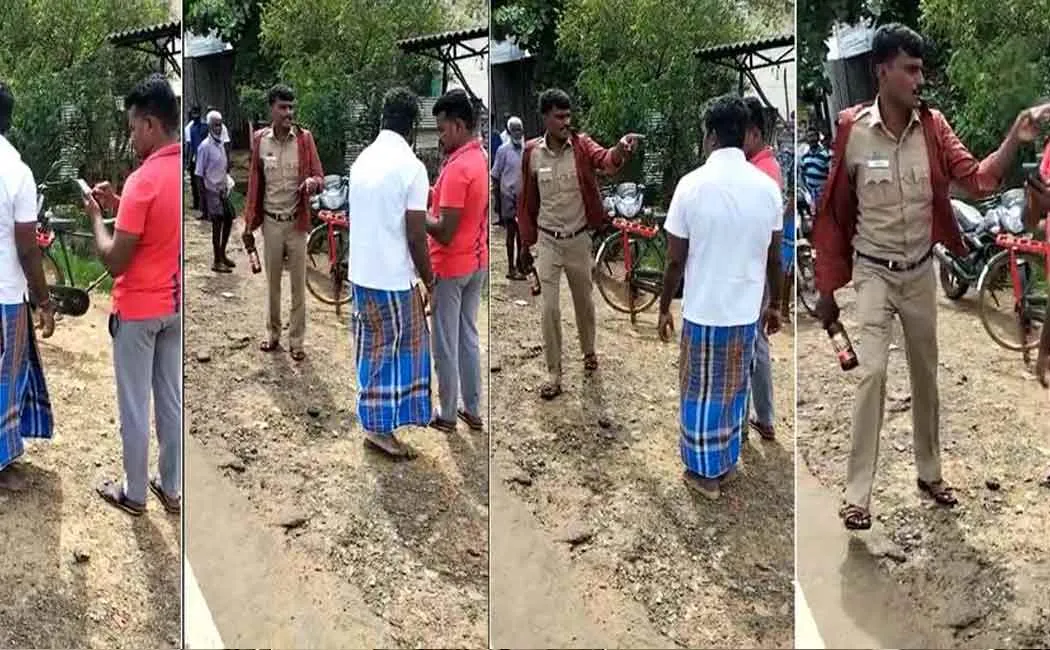 The person who complained to the SI about the policeman's immorality