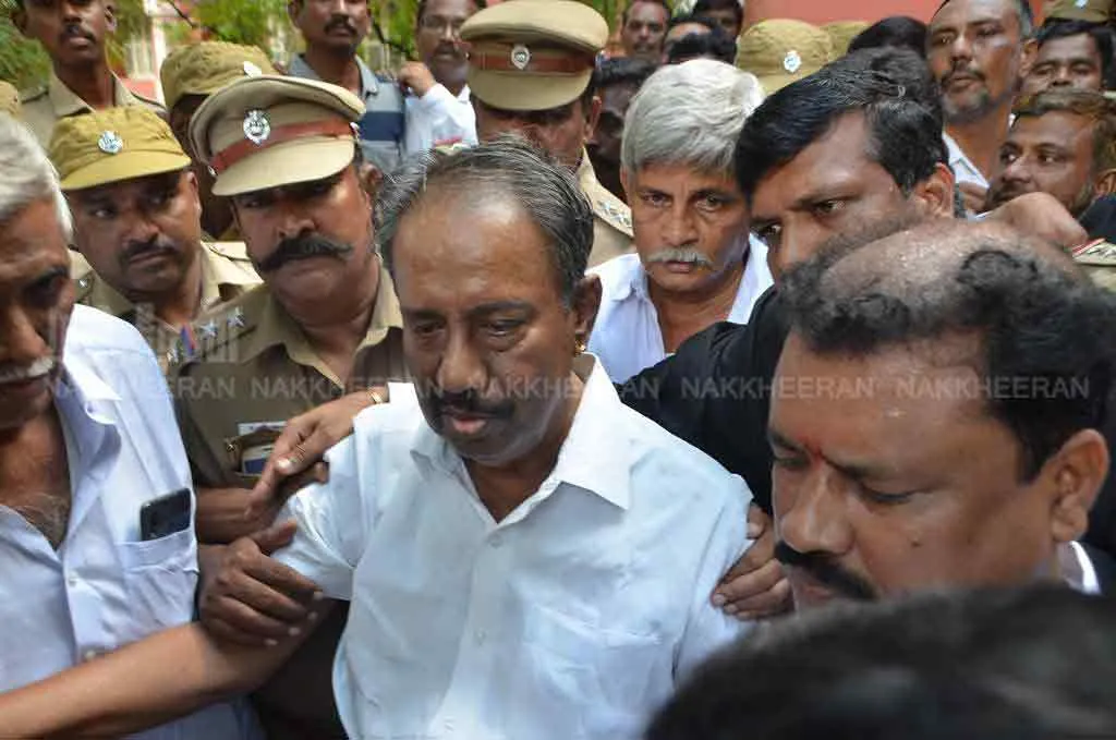  The mystery of  nellai Kannan being transferred to Salem Jail