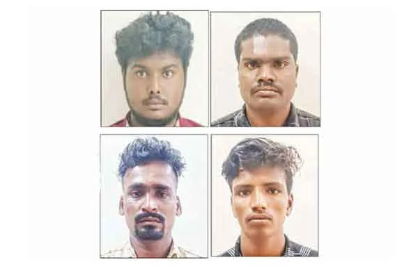 Trichy siruganur case police arrested four 