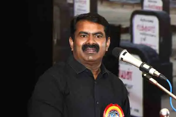 NTK Leader Seeman condemn TamilNadu Governor in NEET Matter   