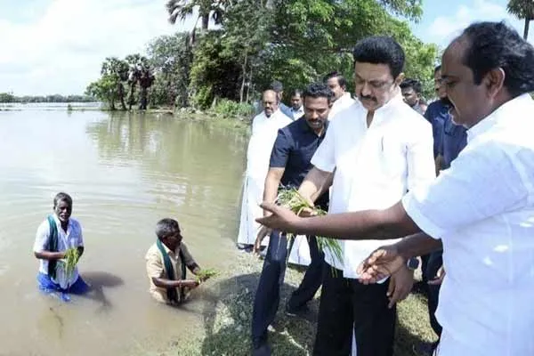 MK Stalin addressed press after visiting mayiladuthurai