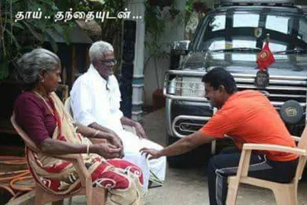Kamal mourns the loss of Seeman's father ..!