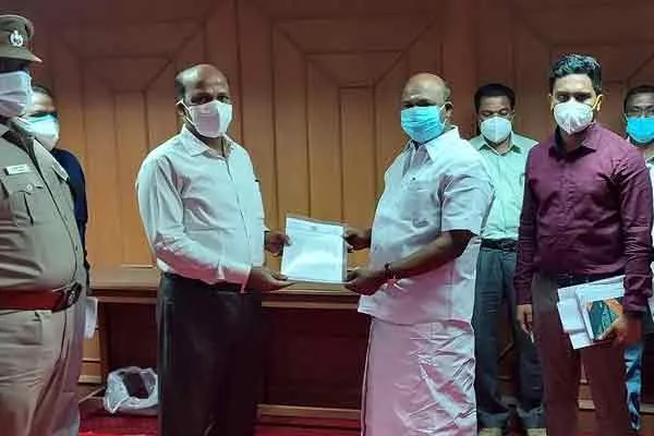 Oxygen beds; MLA gives letter to District Collector ..!
