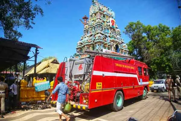 Fire Accident in kanyakumari, Mandaikaadu sri Bhavathi Amman temple 