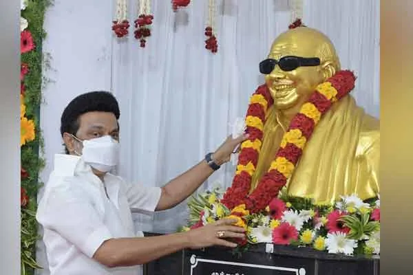 Chief Minister M K Stalin Thirukuvalai visit