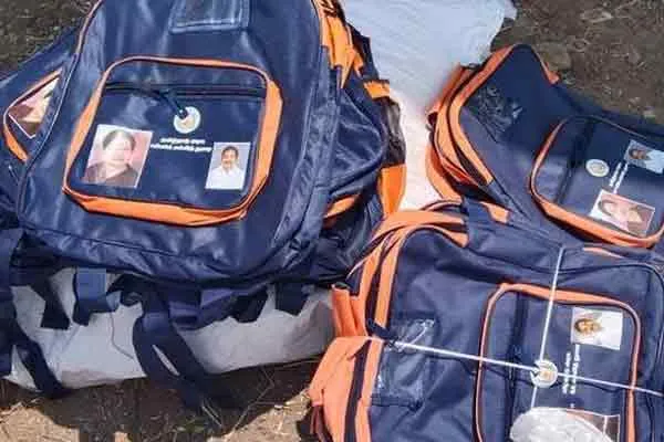 Case filed against former chief minister for distributing picture printed textbooks.