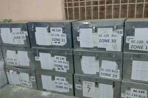 Electronic voting machines arrived Trichy district
