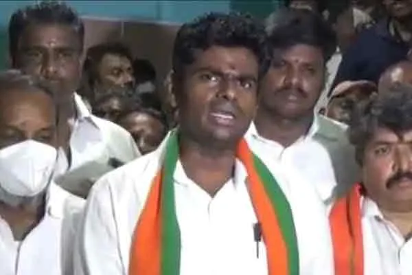 BJP State Leader Annamalai addressed press at Madurai  