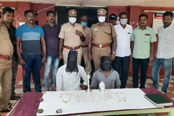 25 pound gold jewelery and silverware stolen people arrested 