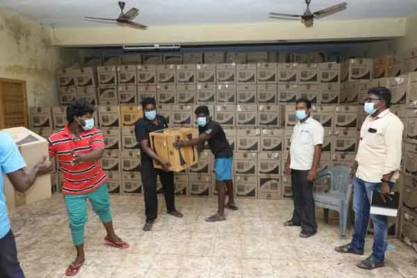 TV sets that had been stuffed for 10 years and a closed social welfare center!
