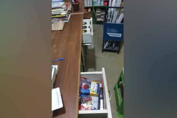 Serial theft in the next few stores ..!