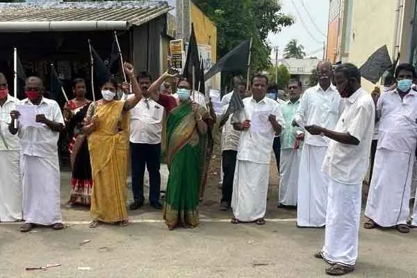 DMK alliance parties struggle against the central government!