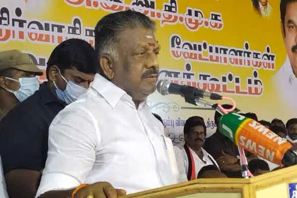 OPS Speech in viluppuram and kallakurichi admk members 