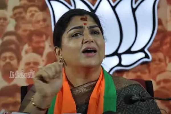 Kushboo Tweet about Uttar Pradesh farmers issue 