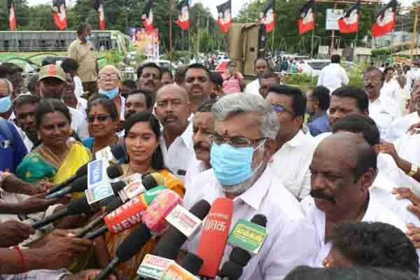 ADMK 50th year celebration vellamandi Natarajan addressed press 