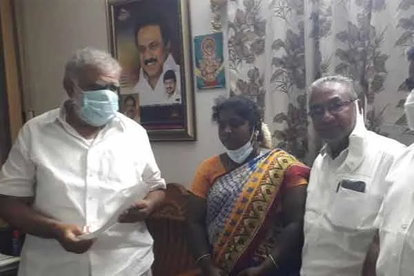 CPM  toPetition Minister   Periyasamy. 