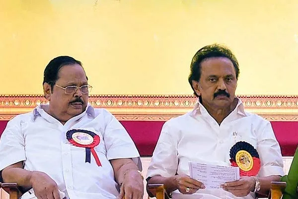  Stalin was shocked by Thuraimurugan's reply.
