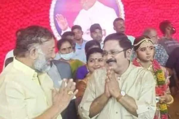 O.P.S. Brother O. Raja who met DTV Dinakaran. 