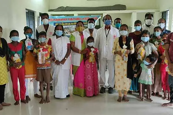 JRC celebrates Children's Day by provided relief  
