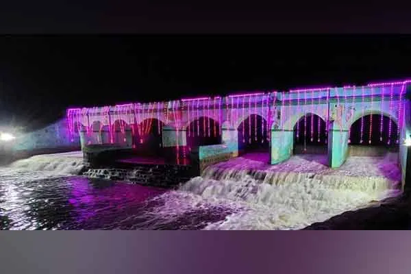 Kavinadu Dam filled up after many years! Villagers celebrated as  festival!