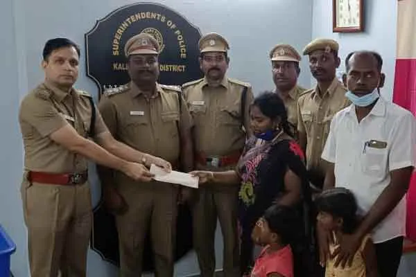 Kallakurichi Police man who passes away in road accident.. 