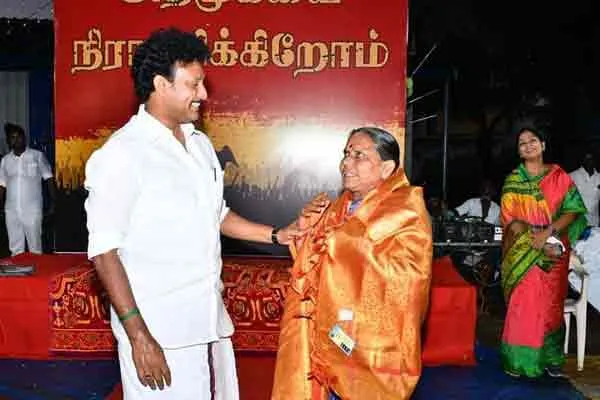 The problem of the people is always the DMK. Seeing as his problem - Mahesh Poyamozhi in MLA