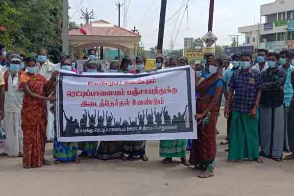 Villagers besiege collector's office demanding by-elections