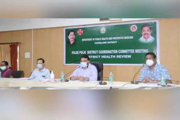 2.40 lakh children to be vaccinated against polio in Cuddalore district on the 17th - Collector Chandrasekara Sagamuri