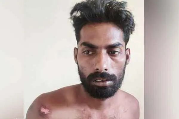 The person who tried to rob using the electrical barrier!