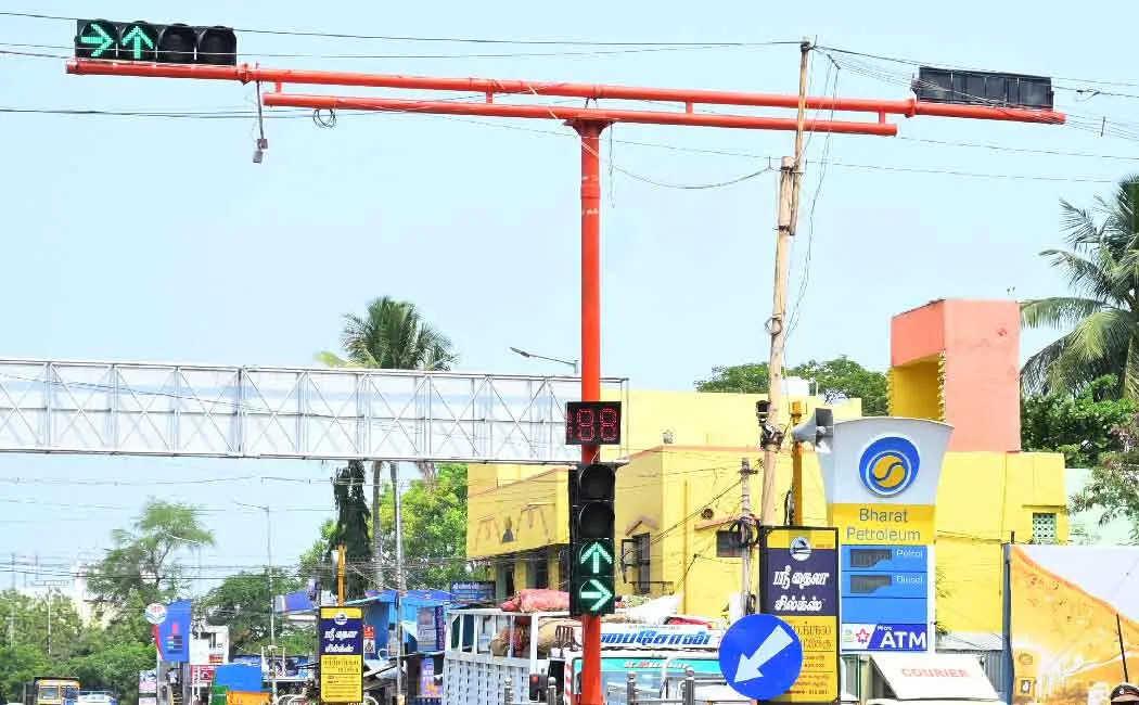 New signal in Trichy to deal with traffic congestion!