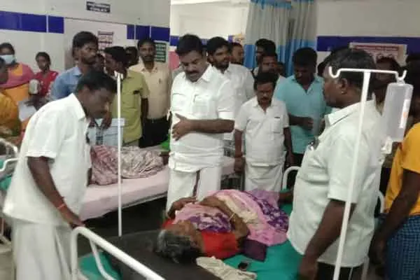 25 injured as van overturns MLA who went in person and said consolation!