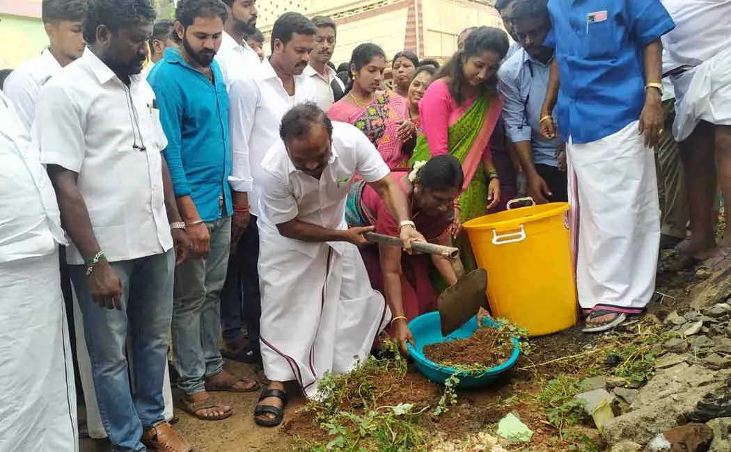Cleaning work under the Minister-led 