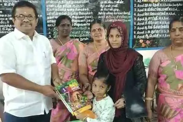 What is in Tamil education? Headmaster of a government school singing and explaining!