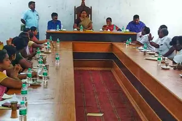 DMK alliance councilors walk out in union committee meeting!