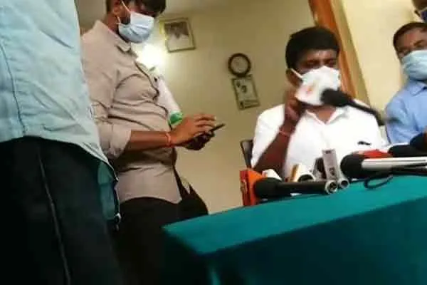 Minister Vijayabaskar press meet puthukottai viralimalai  