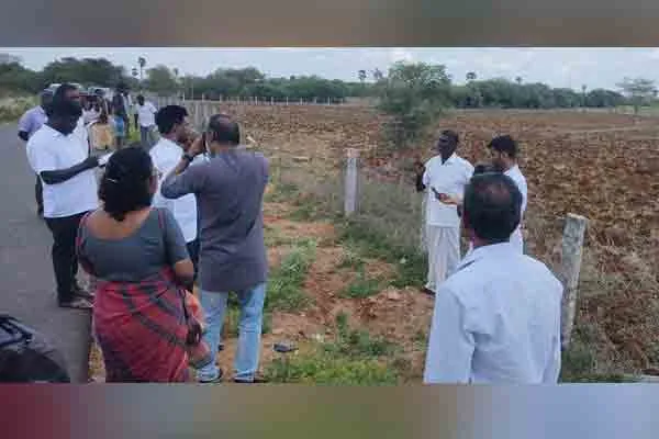 Farmer passed away.. MLA investigation team 