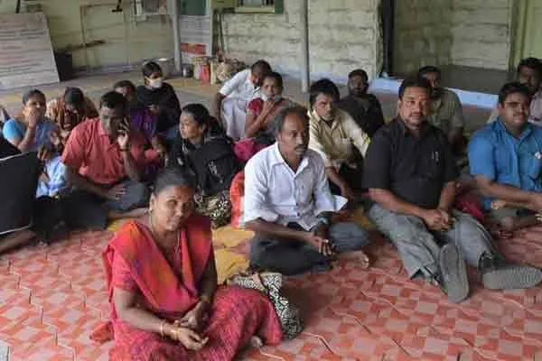 People with disabilities have been waiting at the taluka office for two days ..!