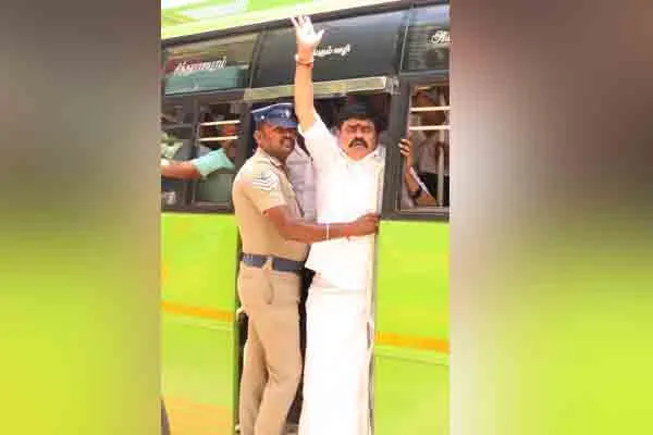 Rajendra Balaji, arrested in sivakasi 