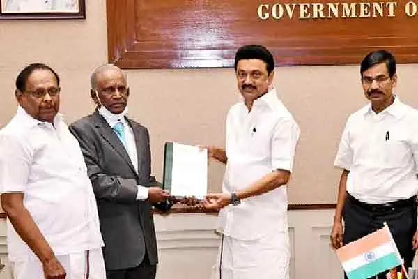 Annamalai statement on Arumuga Samy's commission 
