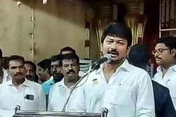 “I see you as they..” - Udayanidhi Stalin MLA 