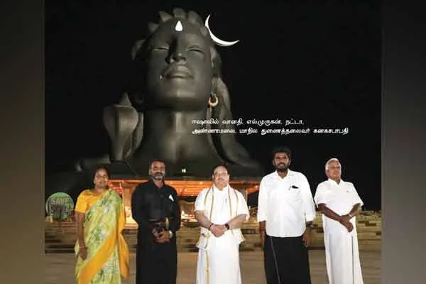 Isha Jaggi and JP Natta meet in coimbatore 