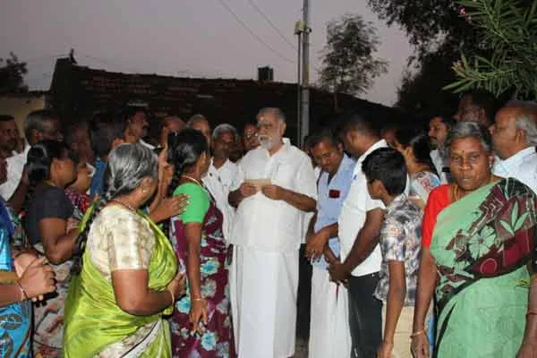 Minister I. Periyasamy met the public and addressed their grievances